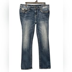 Women's Blue Jeans Maurices Vigoss 9/10 L31 Heritage Fit